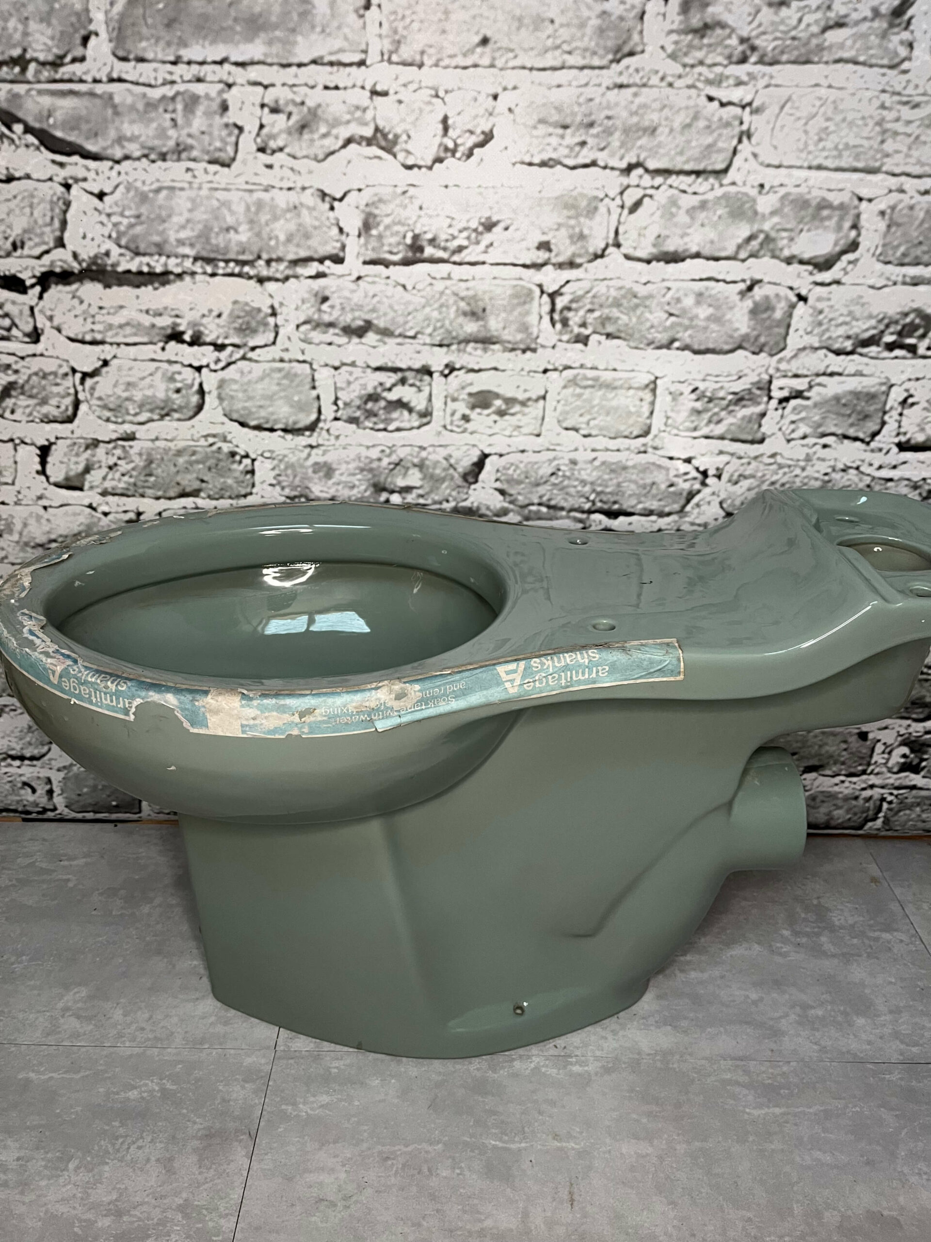 Armitage Shanks Kensington Syphonic WC Toilet Pan Sage Green Sanitary