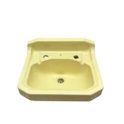 Small Vintage Twyfords Hand Basin in Primrose