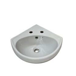 Fordham Spring Bathrooms Corner Washbasin in Misty Grey