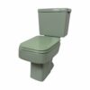 Retro Square Shires Toilet in Willow Green