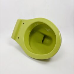 Alternative view of Lime Green Wall Hung Toilet Pan