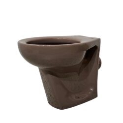 Twyfords Mink (Brown) Back to Wall Toilet Pan 1970s