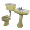Primrose Retro Toilet & Sink Suite with Fish / Nautical Motif