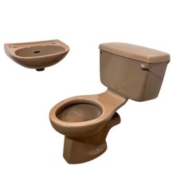 Retro Gazelle Toilet and Basin Cloakroom Set