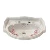 Imperial Oxford Cloakroom Basin with Floral Motif