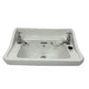 Art Deco Royal Doulton Cut Corner Basin with Taps