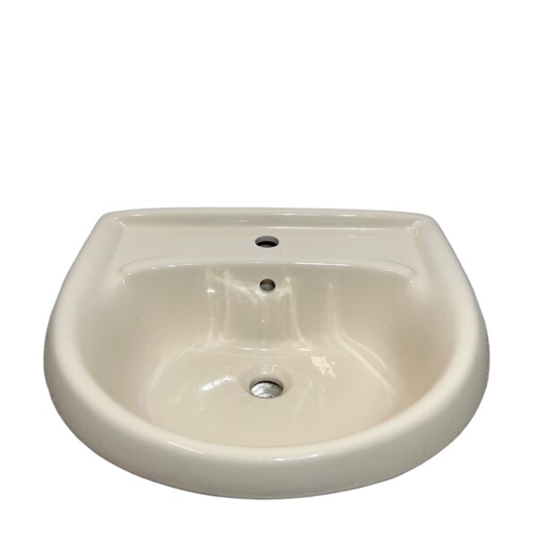 Twyfords Advent Pedestal Washbasin Soft Cream BS42112