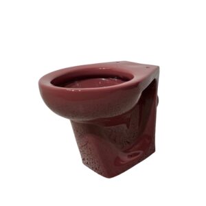 Twyfords Back To Wall Damask (dark red) Toilet Pan
