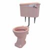 Vintage Coral Pink 1950s Toilet