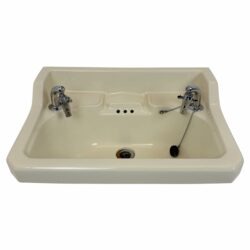 Ivory Vintage Washbasin with Supataps