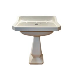 Art Deco ‘The Modern Pyramid’ Basin & Pedestal