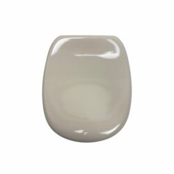 Ideal Standard Cabria Toilet Seat in Whisper Cream with Chrome Hinges