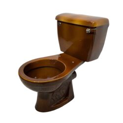 Retro 2 Tone Brown Toilet Pan & Cistern