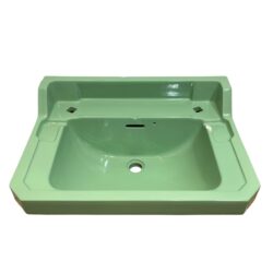 Large Art Deco Jade Green Basin