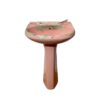 Tahiti Pink Twyfords Basin & Pedestal
