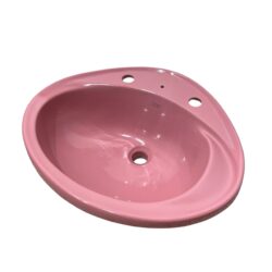 Armitage Shanks Orbit 30221 Inset Vanity Basin in Flamingo Pink 2TH