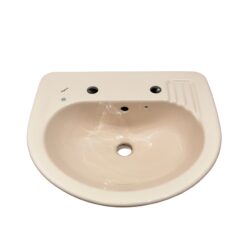 Twyford Semi-Recessed Galerie Vanity Basin in Peach