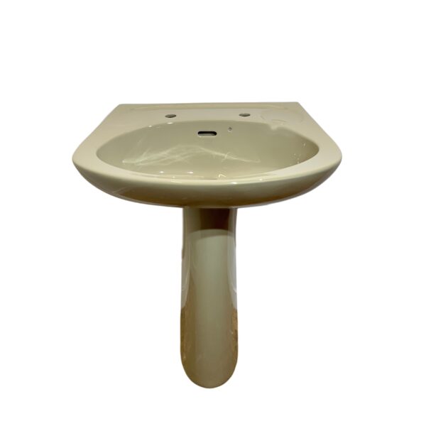 Armitage Shanks Dovex Pedestal Sink in Pampas 2TH