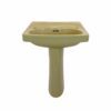 Savannah (Light Green) Armitage Shanks Basin & Pedestal Sink