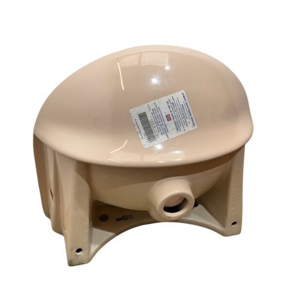 Twyford Semi-Recessed Galerie Vanity Basin in Peach - Image 2