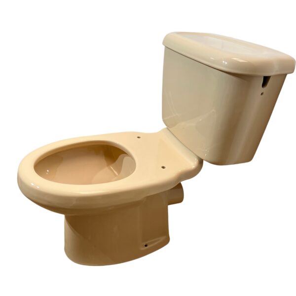 Twyfords Jupiter / Rhapsody Close Coupled Toilet in Almond - Image 3