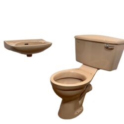 Retro Whisky Toilet and Basin Cloakroom Suite