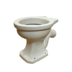 Vintage 1950s White P Trap Toilet Pan