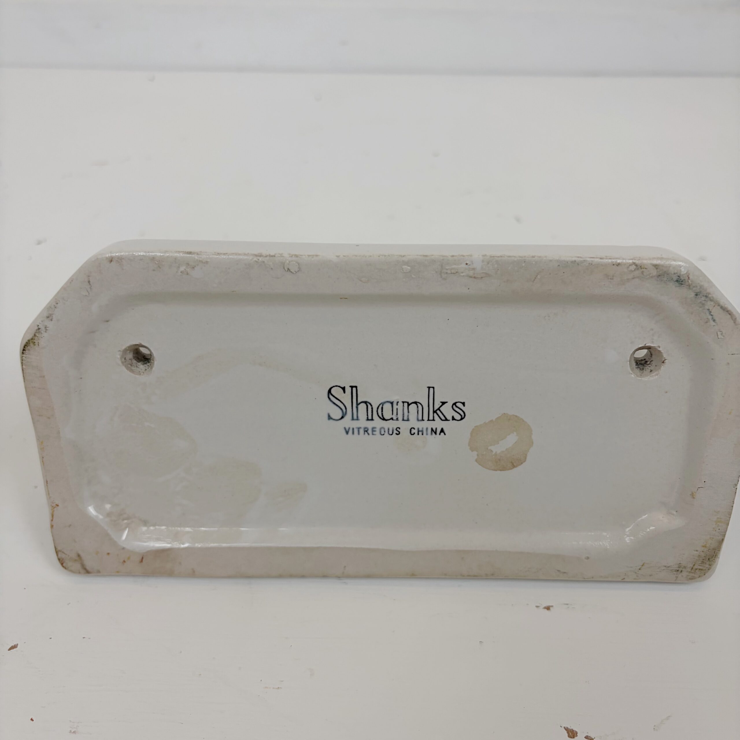 Vintage Shanks Wall Mounted Soap Dishes - Image 3
