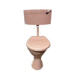 Royal Doulton Pink Low Level P Trap Toilet and Cistern