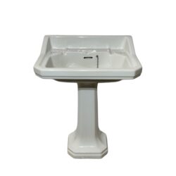 Vintage “Standard” Cut Corner Basin & Pedestal