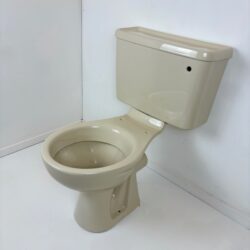 Alternative view of Indian Ivory Toilet Close Coupled Pan & Cistern