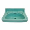 Vintage Turquoise Wall Mounted Basin