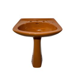 Shires Autumn Tan 3 Tap Hole Basin & Pedestal