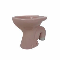 Coral Pink Toilet Pan S Trap