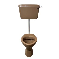 Twyfords Low Level Toilet Set in Gazelle (Light Brown)