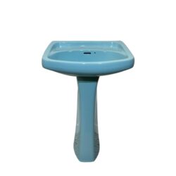 Sky Blue Shires Basin & Pedestal 2TH