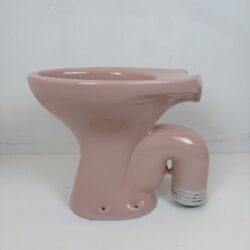 Alternative view of Coral Pink Toilet Pan S Trap