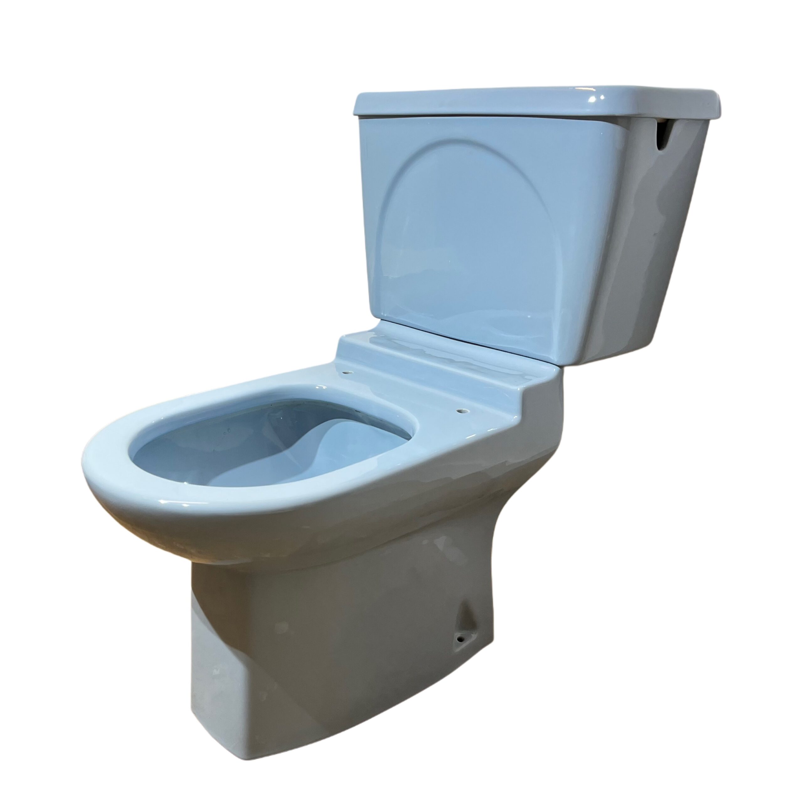 Twyfords Venus Close Coupled Toilet in Cornflower Blue
