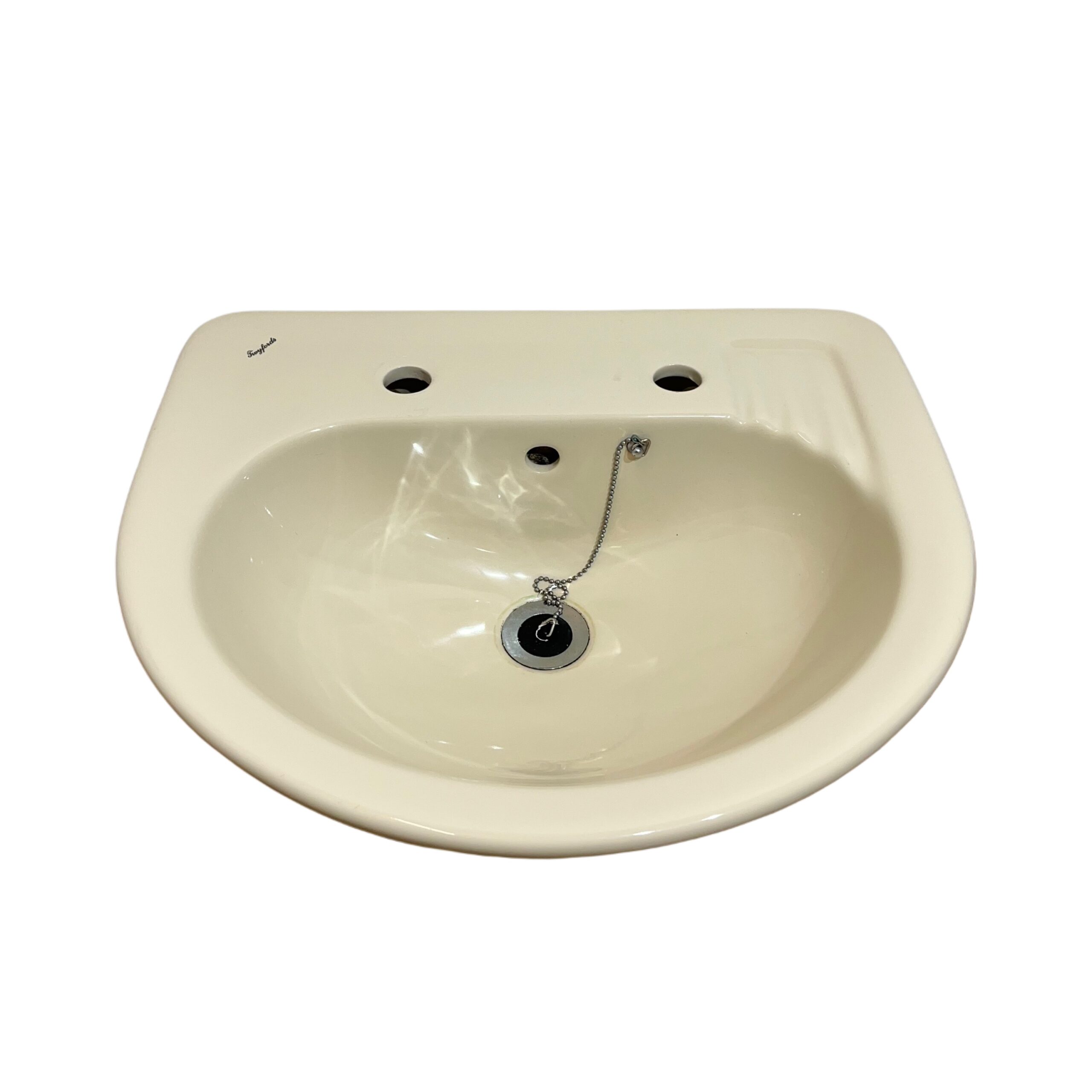 Twyfords Galerie Semi Recessed Basin in Champagne 2TH