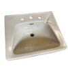 Armitage Shanks Herculex Semi-Recessed Basin in Pampas 3TH