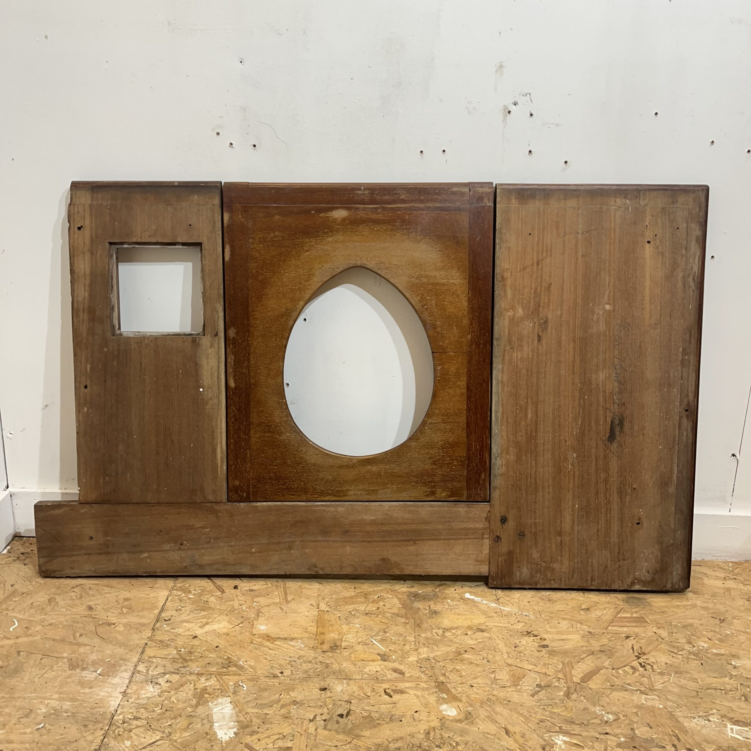 Antique Wooden Thunderbox Toilet Seat - Image 3