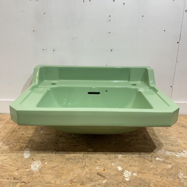 Large Art Deco Jade Green Basin - Image 2