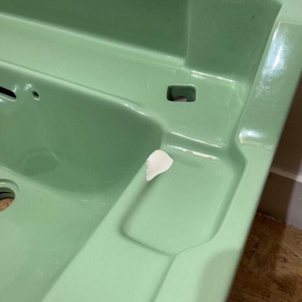 Large Art Deco Jade Green Basin - Image 5