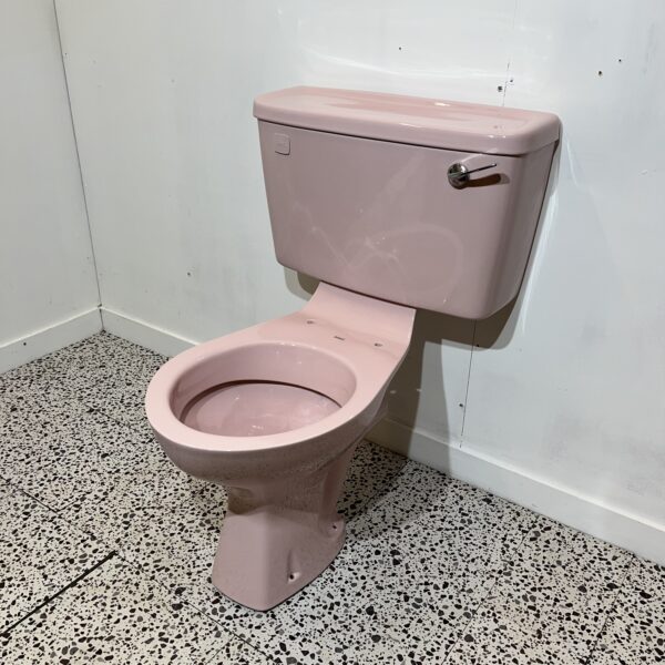Shires Naiad II Chiffon Pink Close Coupled Toilet - Image 2