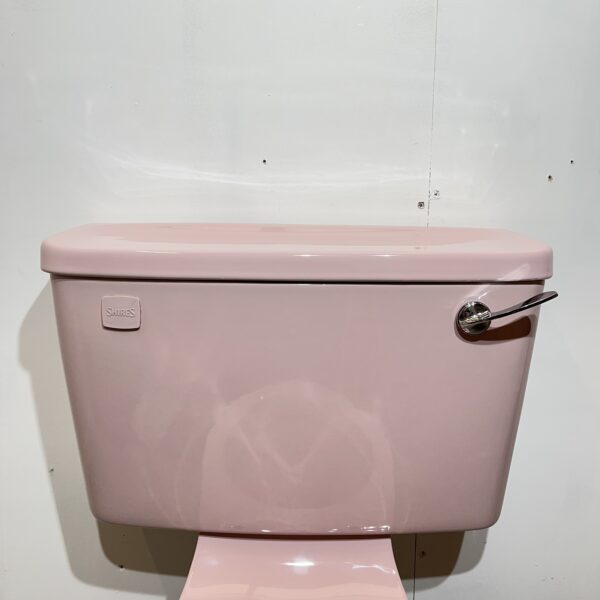 Shires Naiad II Chiffon Pink Close Coupled Toilet - Image 3