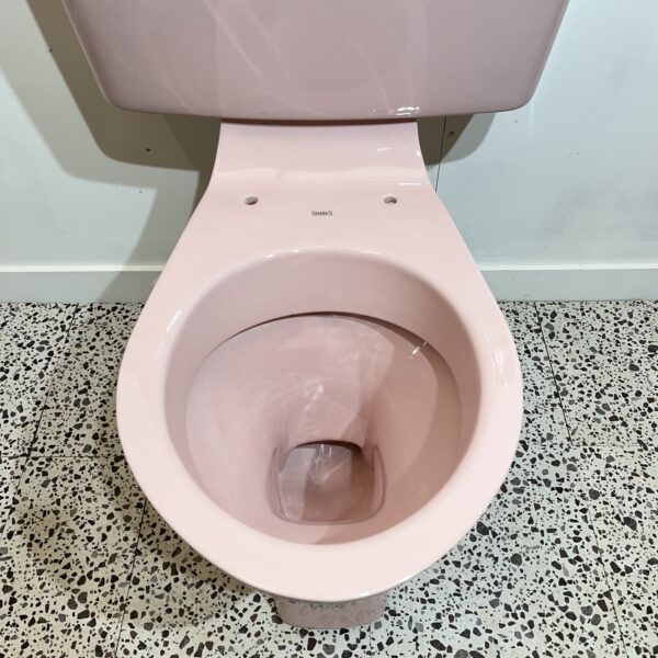 Shires Naiad II Chiffon Pink Close Coupled Toilet - Image 5