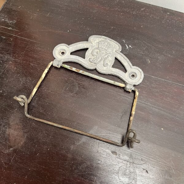 Reclaimed King George V & VI Emblem Toilet Roll Holders - Image 3