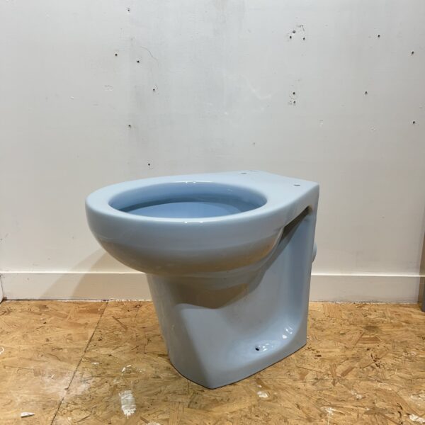 Cornflower Blue Twyfords Back to Wall Toilet & Basin Suite - Image 3