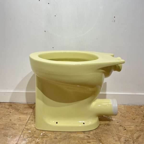 Primrose Yellow Syphonic Low Level Toilet Pan - Image 2