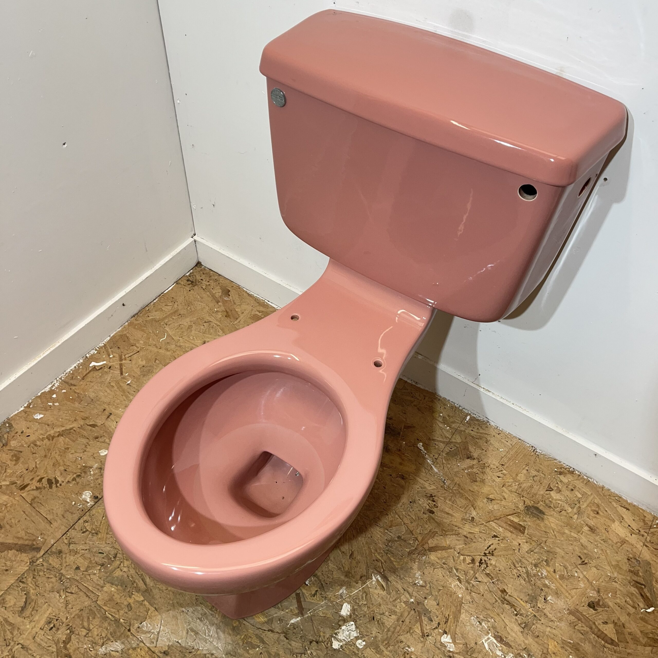 Cameo Pink Retro Close Coupled Toilet by Twyfords - Image 3